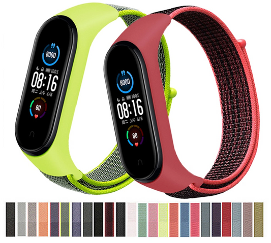 Nylon Fitness Bracelet replacement for Smart Watch MiBand