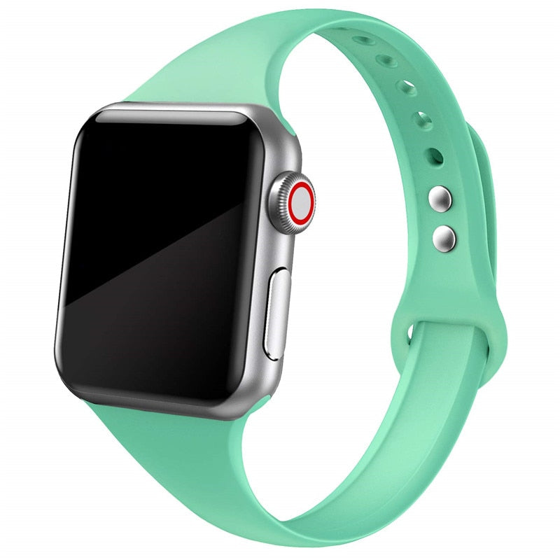 Slim Silicone Wristband for Apple watch