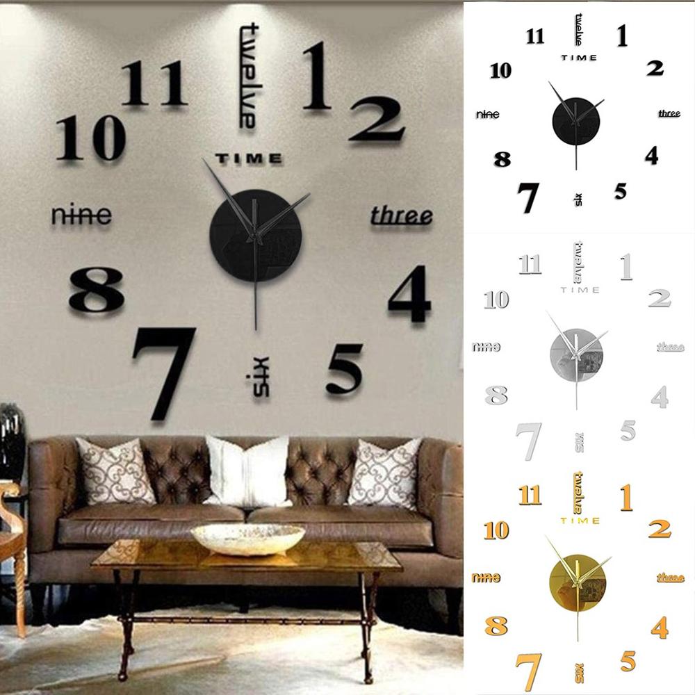 Frameless DIY Wall Clock