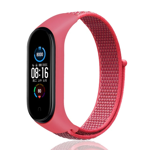 Nylon Fitness Bracelet replacement for Smart Watch MiBand