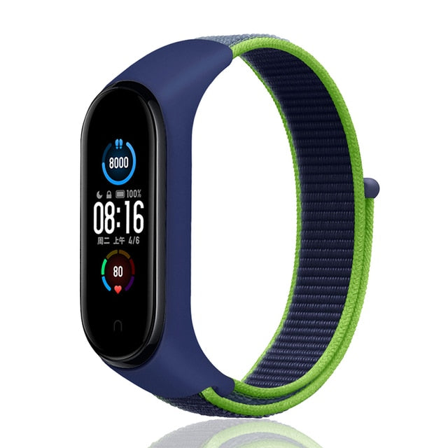 Nylon Fitness Bracelet replacement for Smart Watch MiBand