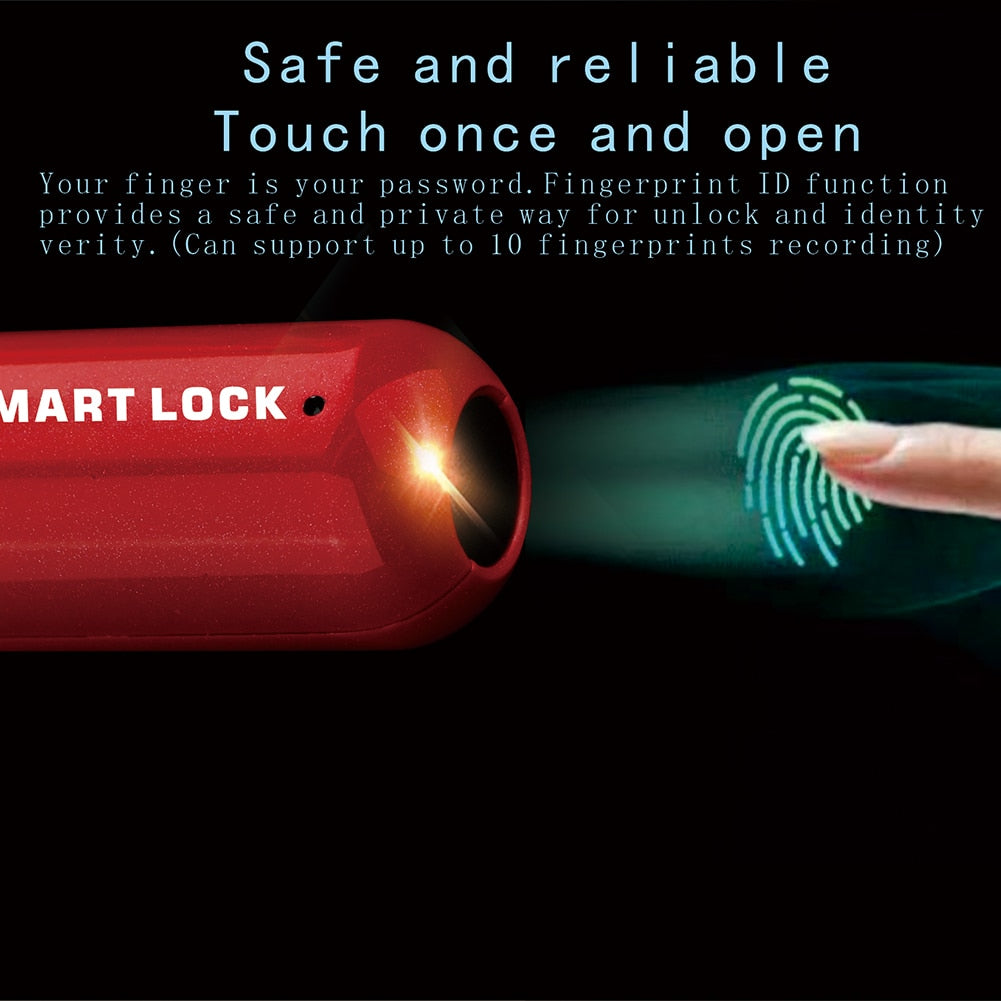 Mini Fingerprint Smart Touch Padlock