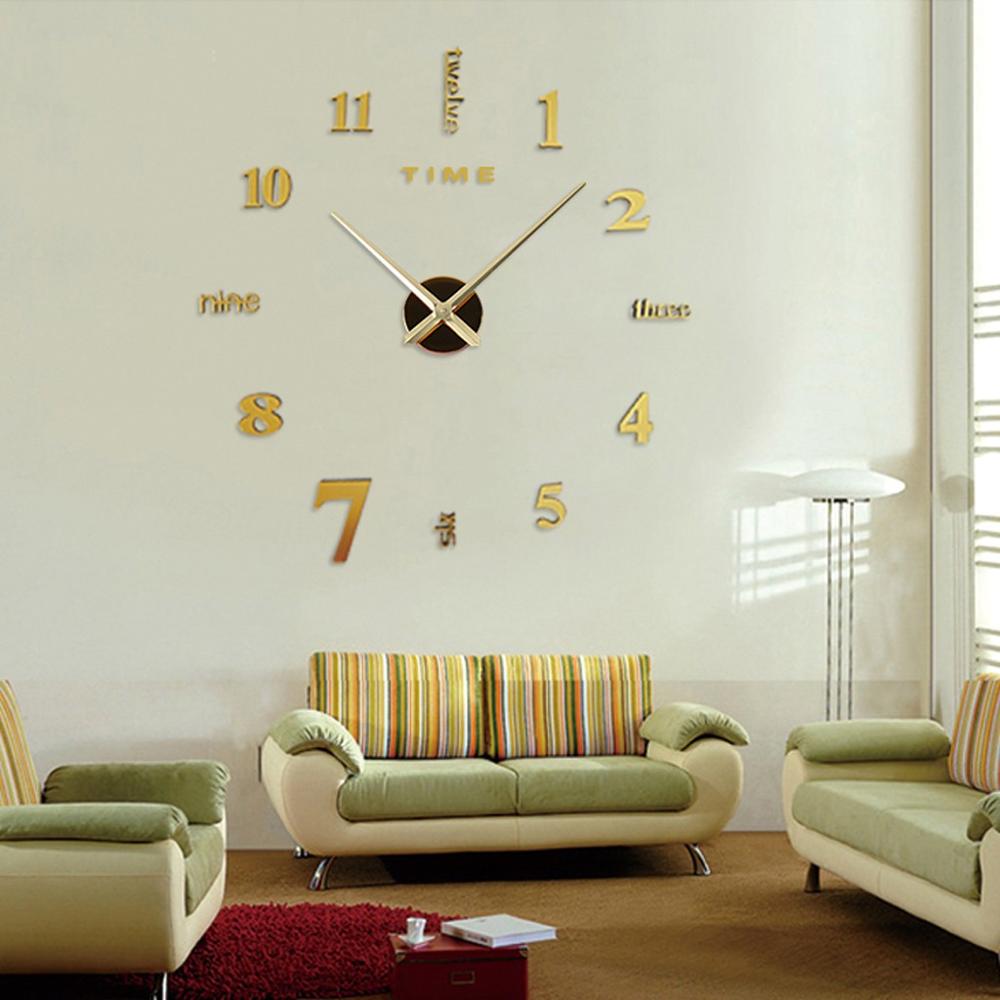 Frameless DIY Wall Clock