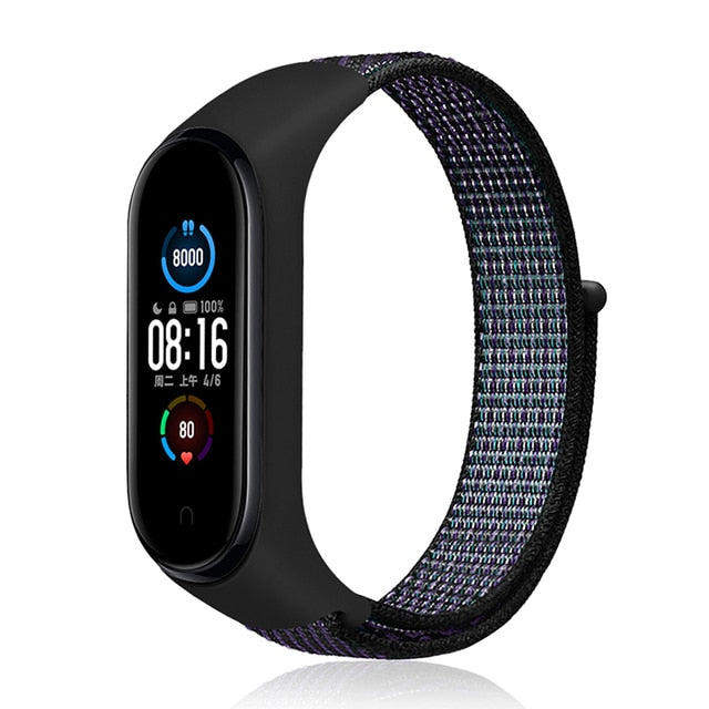 Nylon Fitness Bracelet replacement for Smart Watch MiBand