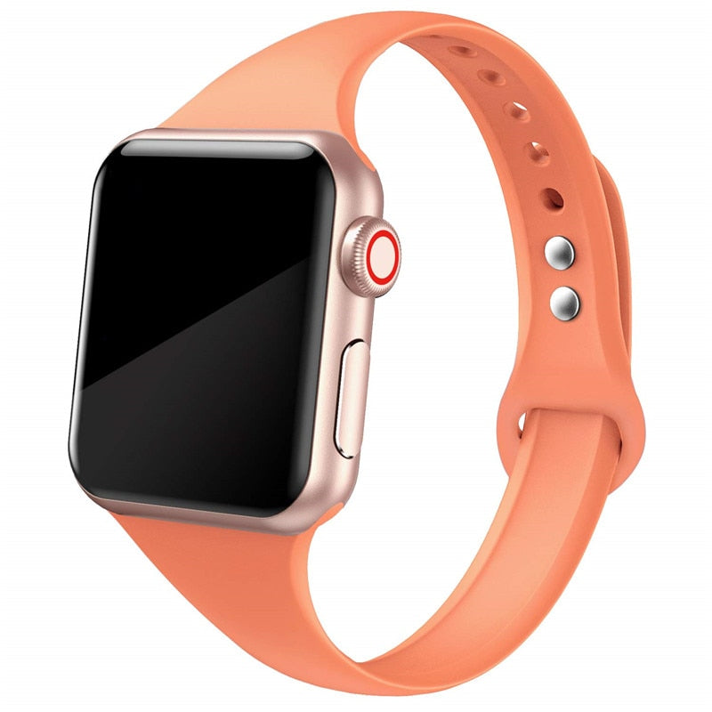 Slim Silicone Wristband for Apple watch