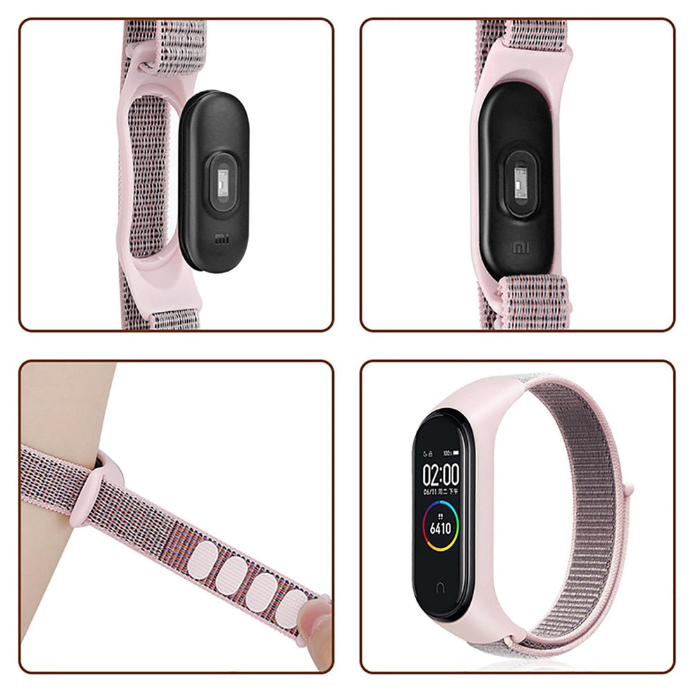 Nylon Fitness Bracelet replacement for Smart Watch MiBand