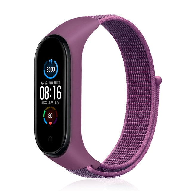 Nylon Fitness Bracelet replacement for Smart Watch MiBand