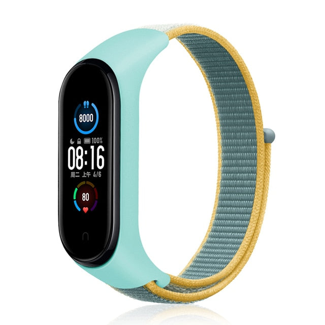 Nylon Fitness Bracelet replacement for Smart Watch MiBand