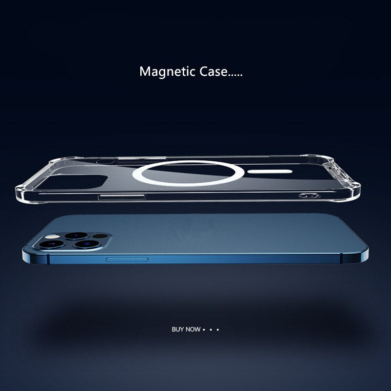 Transparent Magnetic Case for iPhone