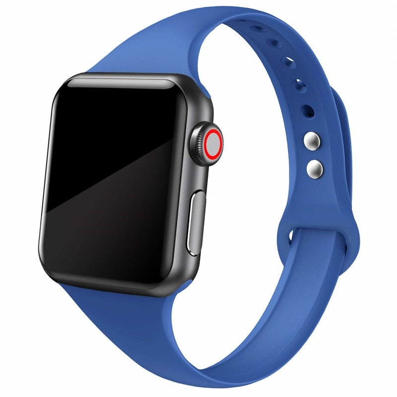 Slim Silicone Wristband for Apple watch