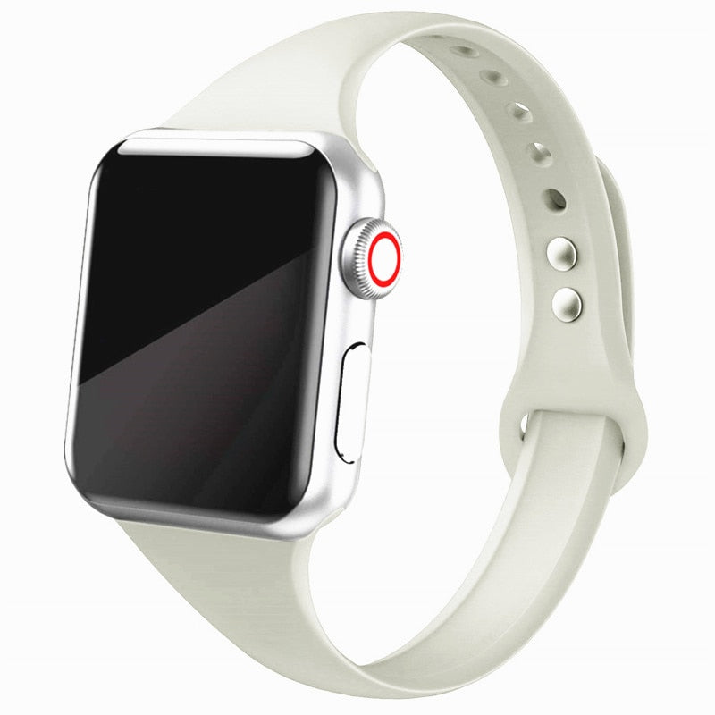 Slim Silicone Wristband for Apple watch