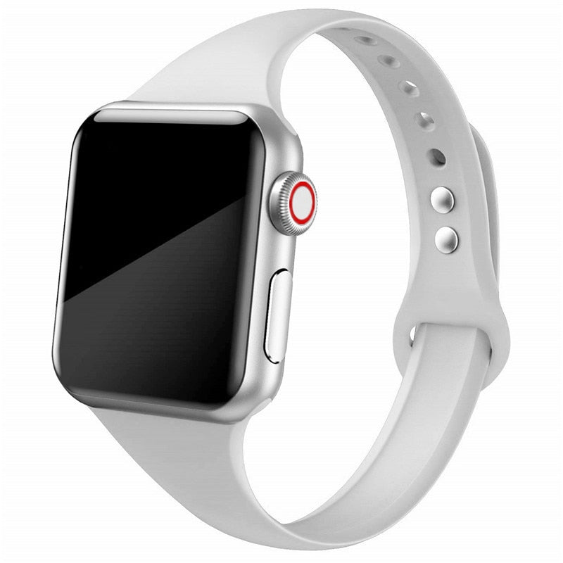 Slim Silicone Wristband for Apple watch