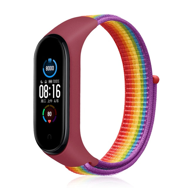 Nylon Fitness Bracelet replacement for Smart Watch MiBand