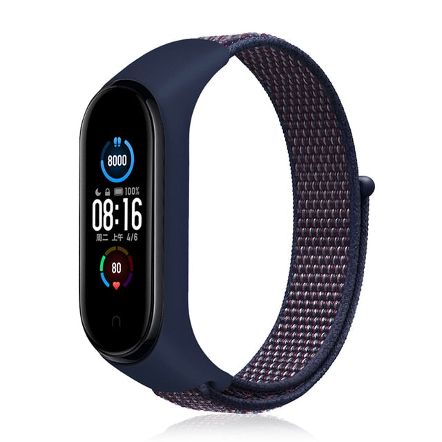 Nylon Fitness Bracelet replacement for Smart Watch MiBand