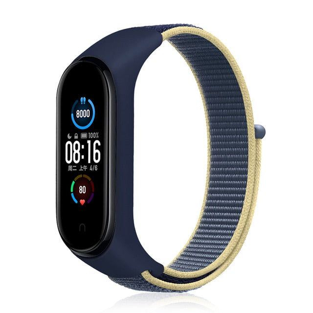 Nylon Fitness Bracelet replacement for Smart Watch MiBand