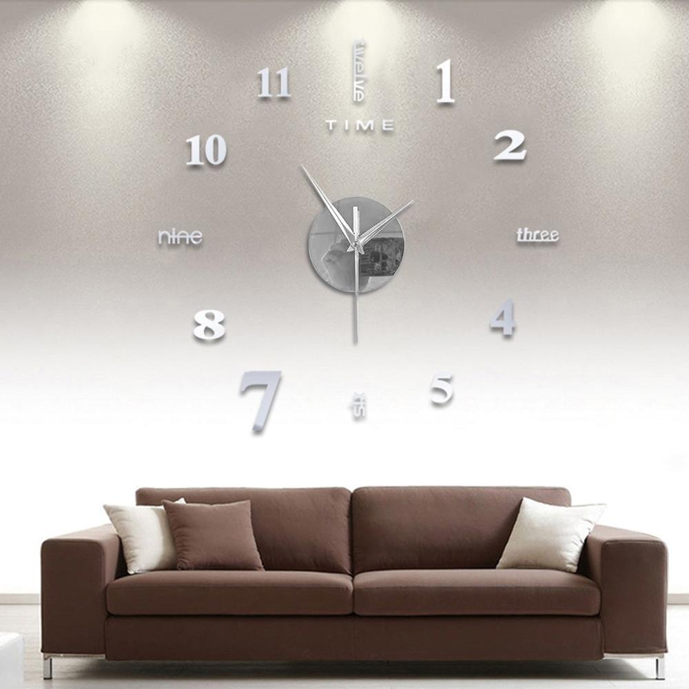 Frameless DIY Wall Clock