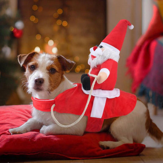Funny Santa Claus Costume For Pets