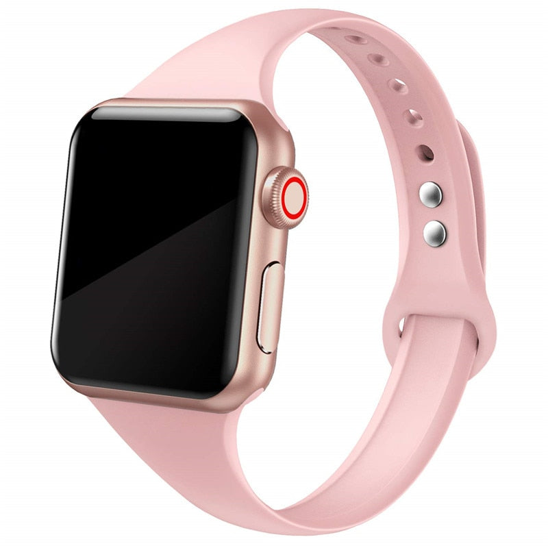 Slim Silicone Wristband for Apple watch