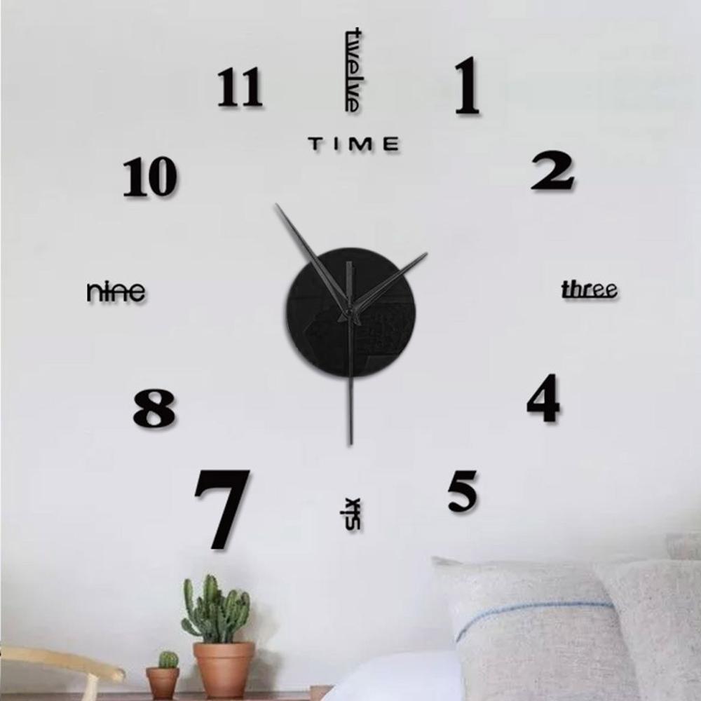 Frameless DIY Wall Clock