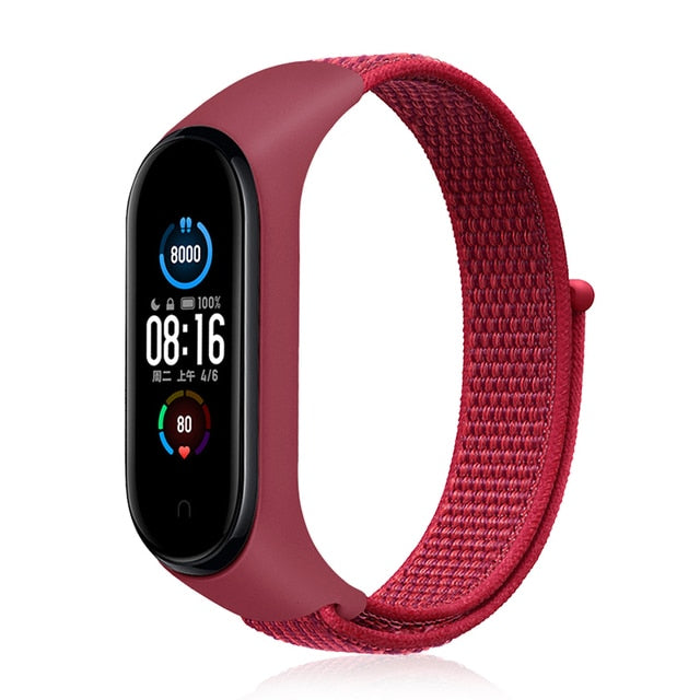 Nylon Fitness Bracelet replacement for Smart Watch MiBand