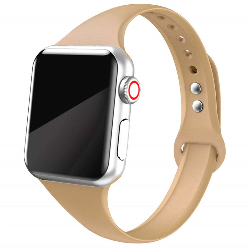 Slim Silicone Wristband for Apple watch