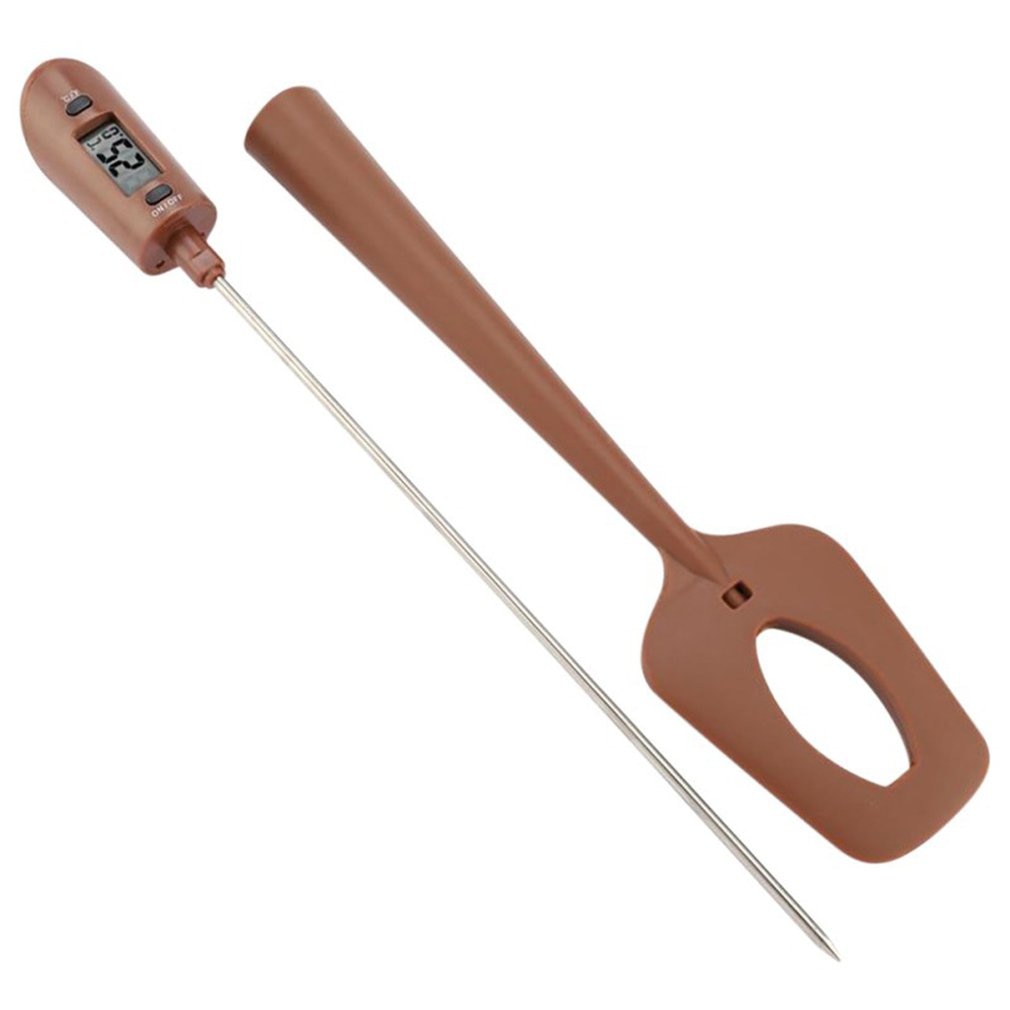 Digital Cooking Thermometer With Silicone Spatula