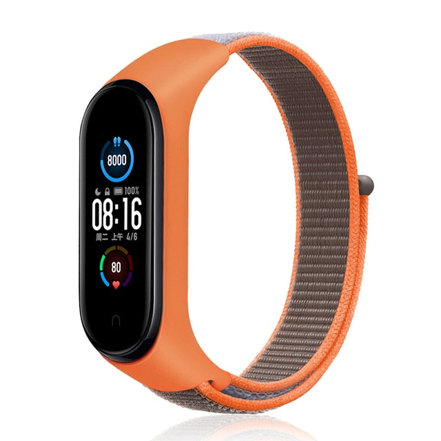 Nylon Fitness Bracelet replacement for Smart Watch MiBand