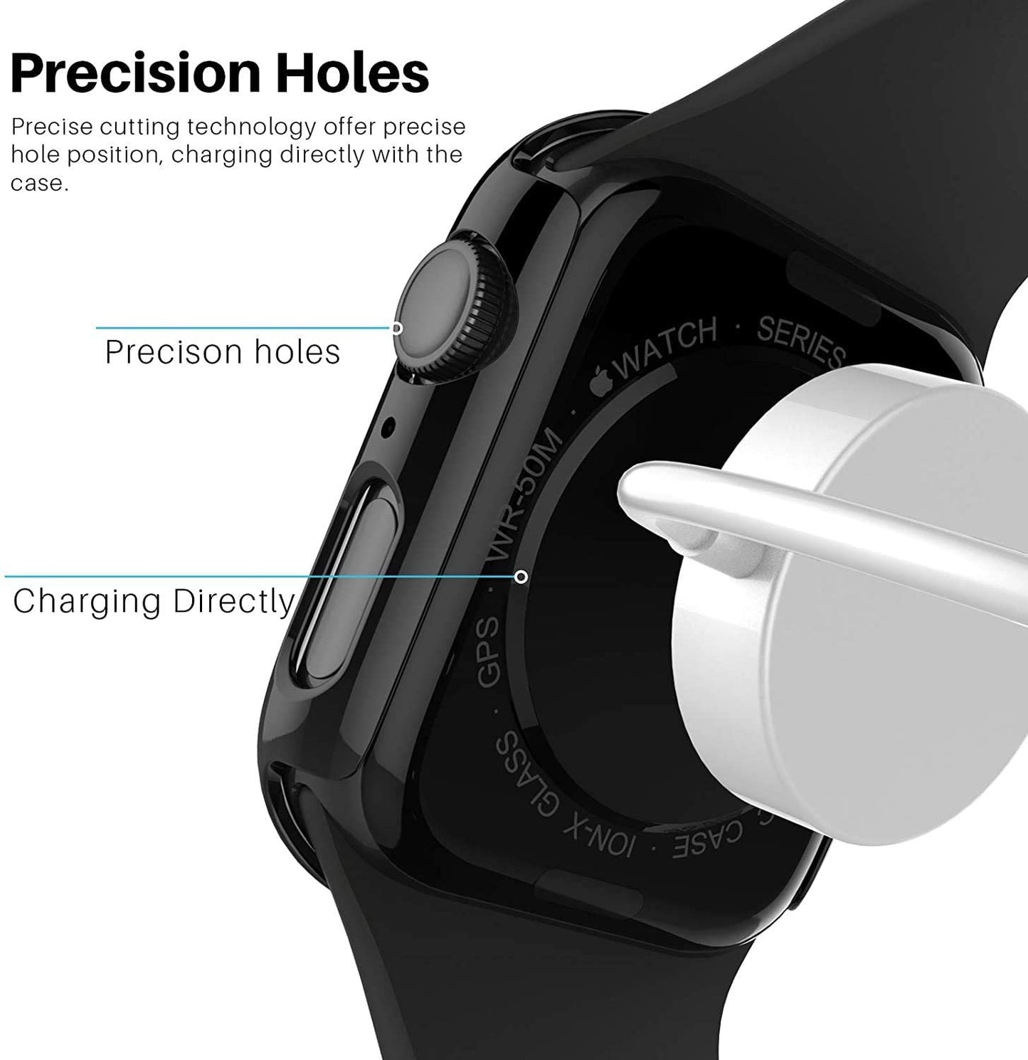 Sport Glass Case for Apple Watch