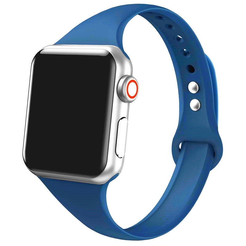 Slim Silicone Wristband for Apple watch