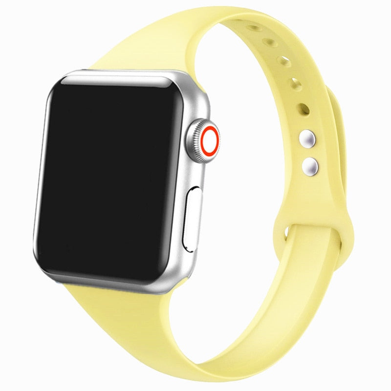 Slim Silicone Wristband for Apple watch