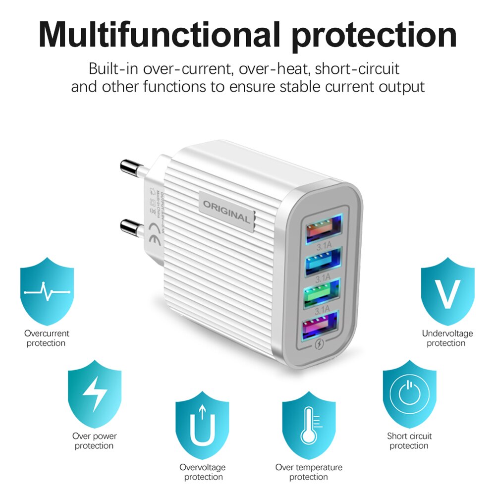 Multi-Port Universal USB Charger