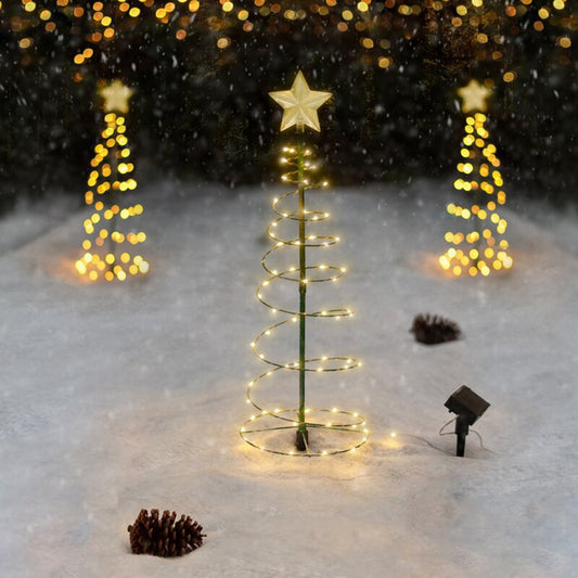 Waterproof Christmas Tree with Solar Lights