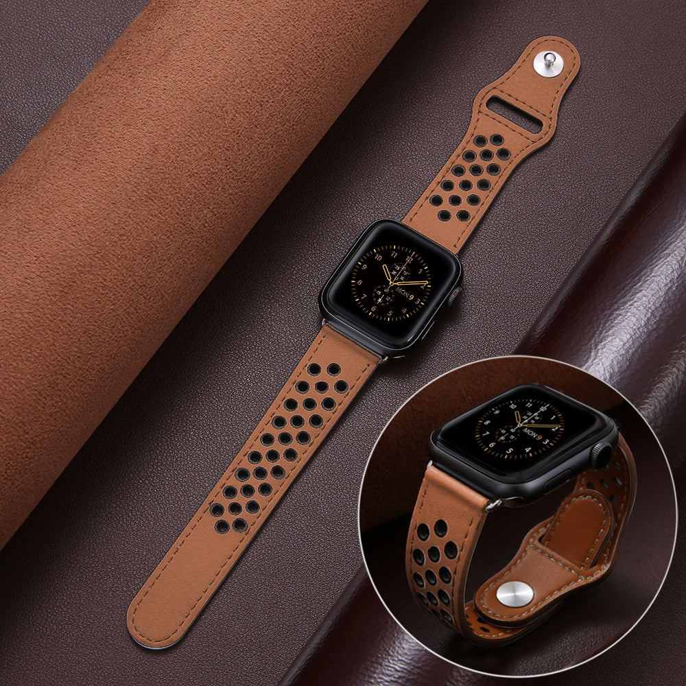 Leather strap For Apple Watch