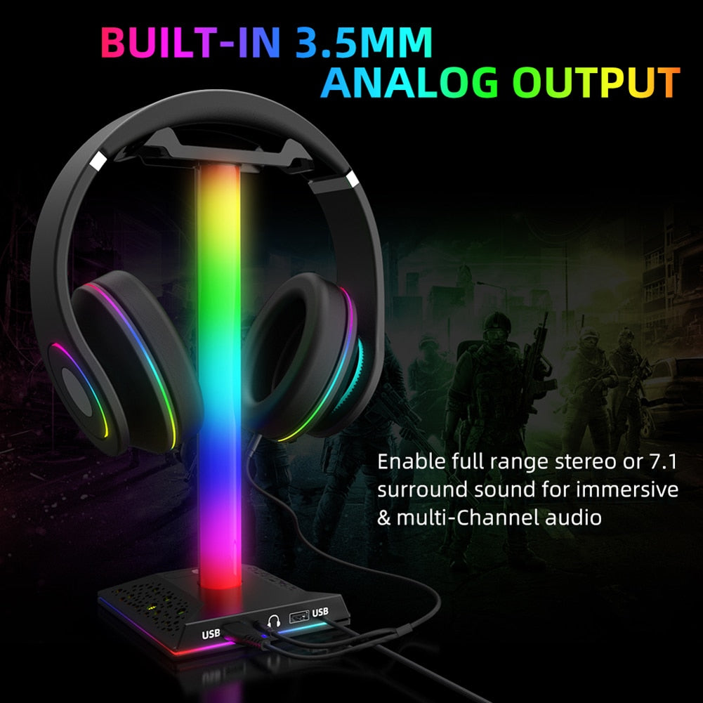 RGB Gaming Headset Stand