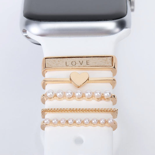 Diamond Jewelry Charms For Apple and Galaxy Watch - Strap Accessories