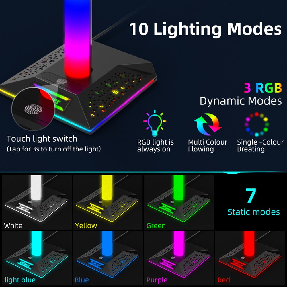 RGB Gaming Headset Stand