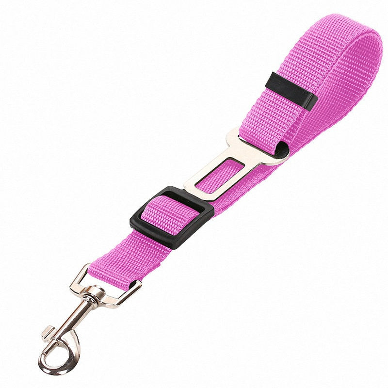 Dog Car Seat Belts - Pink / 2.5x70cm / United States