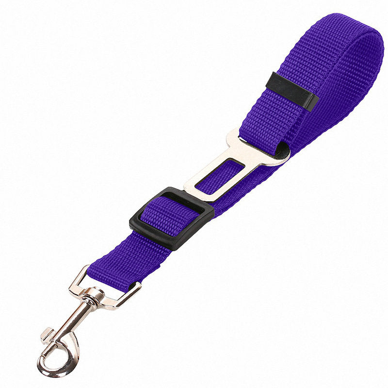 Dog Car Seat Belts - Purple / 2.5x70cm / United States