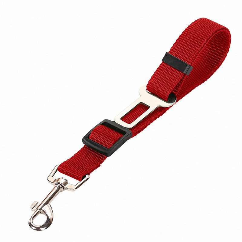 Dog Car Seat Belts - Red / 2.5x70cm / United States